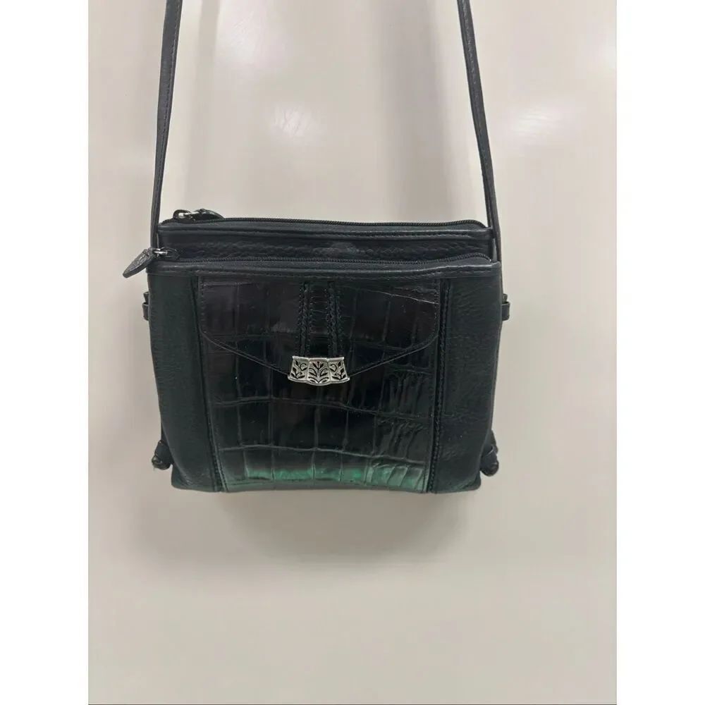 Brighton Black Leather Bag